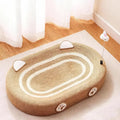 Dual-Purpose Cat Scratcher Bed | Large Sisal Scratching Pad | With Teaser Toy | 24 × 16 Inches